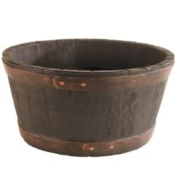 B&M Oakwood Barrel Planter 50cm 5 B&M Oakwood Barrel Planter 50cm -Big Brand Store 291239 oakwood barrel planter 50cm1