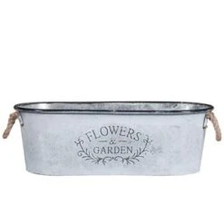 B&M Galvanised Trough Planter -Big Brand Store 319019 Galvanised XL Trough 2