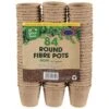 B&M Round Fibre Pots 84pk 1 B&M Round Fibre Pots 84pk -Big Brand Store 319170 84 round fibre pots