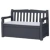 B&M Keter Eden 2-in-1 Bench Storage Set 2 B&M Keter Eden 2-in-1 Bench Storage Set -Big Brand Store 320978 keter eden 2in1 bench storage set