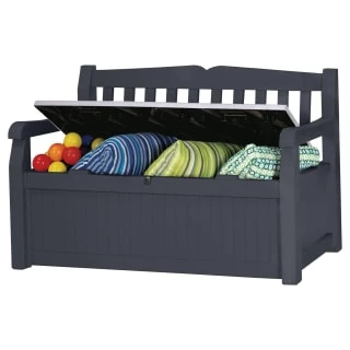 B&M Keter Eden 2-in-1 Bench Storage Set 4 B&M Keter Eden 2-in-1 Bench Storage Set - Image 2