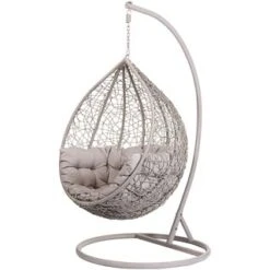 B&M Siena Hanging Egg Chair 10 B&M Siena Hanging Egg Chair -Big Brand Store 331302 hanging egg chair 2