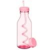 B&M Little Safari Kids Retro Tumbler & Straw - Pink -Big Brand Store 332536 retro bottle with swirly straw and extra lid pink