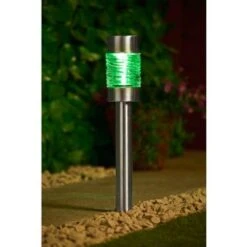 B&M Sicily XL Solar Post Lights 3pk -Big Brand Store 341969 sicily 3pk xl post lights green1