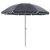 B&M Dakota Parasol 1.8m - Grey 2 B&M Dakota Parasol 1.8m - Grey -Big Brand Store 342342 grey parasol1