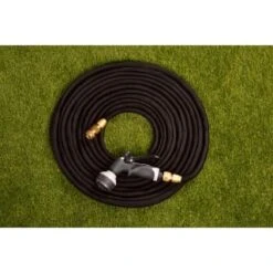 B&M Rolson Heavy Duty Expanding Hose & Gun 75ft -Big Brand Store 342805 watering hose gun rolson 75ft