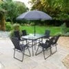 Milano Patio Set 8pc 1 Milano Patio Set 8pc -Big Brand Store 353311 milano basic 8pc garden patio set 6 seats