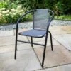 Dakota Stacking Bistro Chair 2 Dakota Stacking Bistro Chair -Big Brand Store 353323 lisbon texteline stacking bistro chair