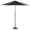 Crank Handle Parasol 2.7m - Black 2 Crank Handle Parasol 2.7m - Black -Big Brand Store 353335 crank tilt handle parasol 2 7m black