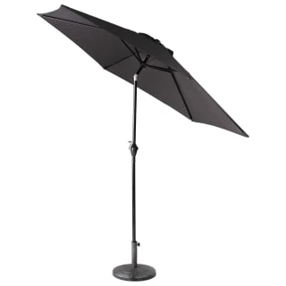 Crank Handle Parasol 2.7m - Black 4 Crank Handle Parasol 2.7m - Black - Image 2