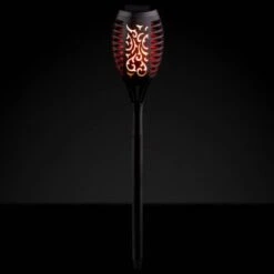 Morocco Solar Light Post -Big Brand Store 353593 morocco flame effect torch stake 48cm 3