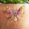 B&M Glitter Plant Pot Hook - Pink Butterfly 2 B&M Glitter Plant Pot Hook - Pink Butterfly -Big Brand Store 353658 glitter butterfly pink