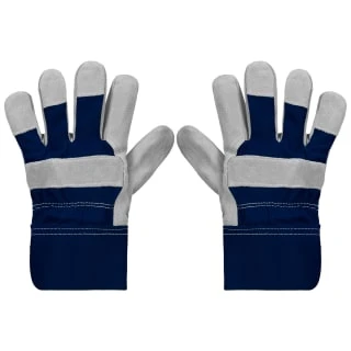 Rolson Heavy Duty Suede Gardening Gloves - Large - Navy 3 Rolson Heavy Duty Suede Gardening Gloves - Large - Navy