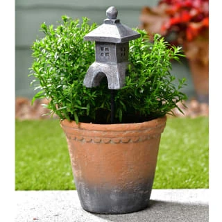B&M Garden Plant Pot Stick - Pagoda 3 B&M Garden Plant Pot Stick - Pagoda