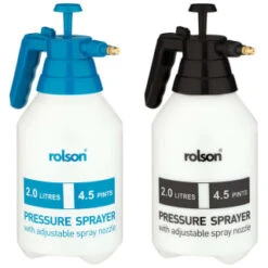 Rolson Pressure Hand Sprayer 2L - Blue 5 Rolson Pressure Hand Sprayer 2L - Blue -Big Brand Store 366677 rolson 2l spray bottle main