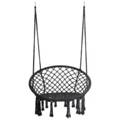 B&M Vancouver Hanging Chair - Black -Big Brand Store 366698 vancouver black hanging chair 31