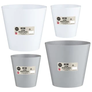 Indoor Planter 21cm - White 5 Indoor Planter 21cm - White - Image 3