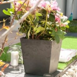 B&M Sonata Planter 33cm - Pewter 8 B&M Sonata Planter 33cm - Pewter -Big Brand Store 377689 sonata planter pewter 33cm