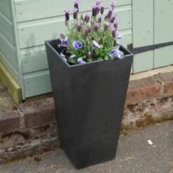 B&M Sonata Planter 50cm - Slate 8 B&M Sonata Planter 50cm - Slate -Big Brand Store 377691 sonata planter slate 50cm 2