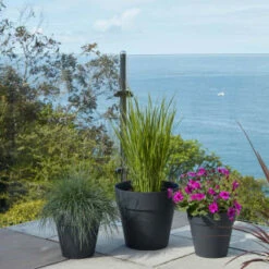 B&M Soho Pot Planter - Charcoal 38cm 11 B&M Soho Pot Planter - Charcoal 38cm -Big Brand Store 378389 385058 381595 soho planter charcoal 38cm 28cm 17cm 2