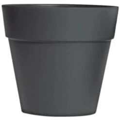 B&M Soho Pot Planter - Charcoal 28cm