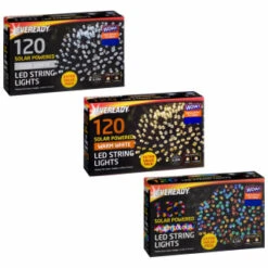 Eveready Solar Powered LED String Lights 120pk - Cool White 7 Eveready Solar Powered LED String Lights 120pk - Cool White -Big Brand Store 379216 379217 379218 120pk eveready led string lights main 1