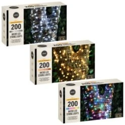 Solar Powered Micro LED Lights 200pk - Multicolour 7 Solar Powered Micro LED Lights 200pk - Multicolour -Big Brand Store 379225 379228 379230 200 solar powered micro led string lights group