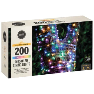 Solar Powered Micro LED Lights 200pk - Multicolour 4 Solar Powered Micro LED Lights 200pk - Multicolour - Image 2
