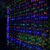 Solar Powered LED Curtain 180cm - 266 Multicolour Lights 2 Solar Powered LED Curtain 180cm - 266 Multicolour Lights -Big Brand Store 379243 180cm x 180cm solar powered led curtain 266 multi colour leds