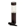 B&M Glass Top Solar Post Light -Big Brand Store 379310 glass top solar post light black nickle