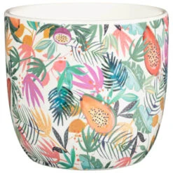 B&M Superbloom Sun Ceramic Plant Pots 3pk - Floral 11 B&M Superbloom Sun Ceramic Plant Pots 3pk - Floral -Big Brand Store 379332 3pk superbloom ceramic plant pots floral 2