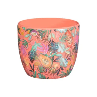 B&M Superbloom Sun Ceramic Plant Pots 3pk - Floral 4 B&M Superbloom Sun Ceramic Plant Pots 3pk - Floral - Image 2