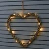 Solar Powered Wicker Heart - White LED 2 Solar Powered Wicker Heart - White LED -Big Brand Store 379337 scandi coast solar powered 45cm wicker heart 20 warm white led