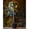 Solar Powered Topiary Tree - White LED 70cm -Big Brand Store 379348 70cm solar powered topiary tree 30 cool white leds 4