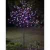 Solar Powered Blossom Tree - Pink 128 LED 4ft -Big Brand Store 379360 4ft solar powered blossom flower solar tree 128 led pink 2