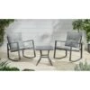 Madison Premium Rocking Bistro Set 3pc 2 Madison Premium Rocking Bistro Set 3pc -Big Brand Store 379367 379480 madison rocking 3 piece bistro set