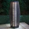 Bali Solar Powered Floor Lamp - Black 69cm -Big Brand Store 379429 bali solar powered 69cm black floor lamp warm white led