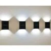 Solar Powered Up/Down Wall Light - White LED 4pk 2 Solar Powered Up/Down Wall Light - White LED 4pk -Big Brand Store 379453 4pk solar powered up down wall light cool white leds