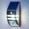 2-in-1 Solar Powered PIR Sensor Wall Light -Big Brand Store 379457 2in1 solar powered pir sensor wall light cool white led