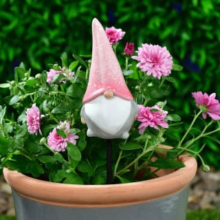 B&M Garden Gonk Plant Pot Stick - Pink 3 B&M Garden Gonk Plant Pot Stick - Pink
