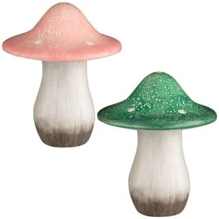 B&M Ceramic Mushroom Ornament - Pink 4 B&M Ceramic Mushroom Ornament - Pink - Image 2