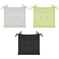 Luxury Seat Pads - Green 2pk 7 Luxury Seat Pads - Green 2pk -Big Brand Store 379539 379624 393560 2pk shower resistant seat pads black 1
