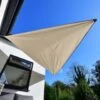 Sail Shade 3m - Cream 1 Sail Shade 3m - Cream -Big Brand Store 379775 3m sail shade cream