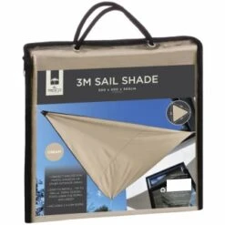 Sail Shade 3m - Cream 7 Sail Shade 3m - Cream -Big Brand Store 379775 3m sun shelter 3m cream 2
