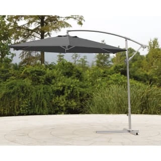 Deluxe Hanging Parasol 3m - Grey 3 Deluxe Hanging Parasol 3m - Grey