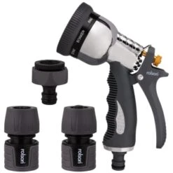 B&M Rolson Premium 8-Function Spray Gun Set With Connectors -Big Brand Store 379896 rolsons premium 8 function spray gun set 2