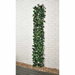 B&M Expanding Artificial Laurel Leaf Trellis 180 X 30cm 3 B&M Expanding Artificial Laurel Leaf Trellis 180 X 30cm