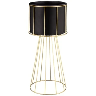 B&M New York Tall Wire Planter With Stand 3 B&M New York Tall Wire Planter With Stand