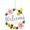 B&M Welcome Metal Wreath - Bee 2 B&M Welcome Metal Wreath - Bee -Big Brand Store 392755 welcome wreath bee