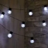 10 Solar Frosted Bulb String Lights -Big Brand Store 392909 10 solar frosted bulb string lights